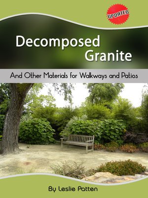 cover image of Decomposed Granite and Other Materials for Walkways and Patios